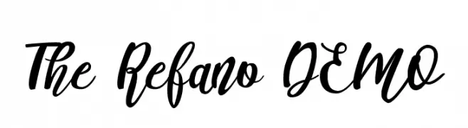The Refano DEMO  تنزيل الخطوط