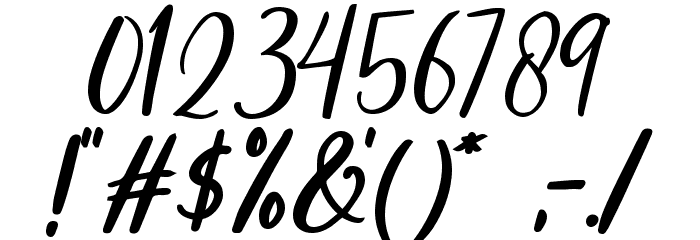 The Refano DEMO Font OTHER CHARS