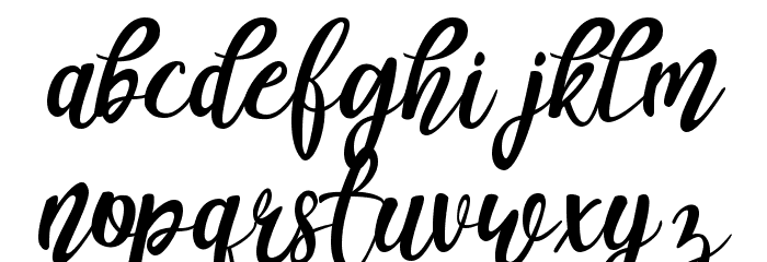 The Refano DEMO Font LOWERCASE