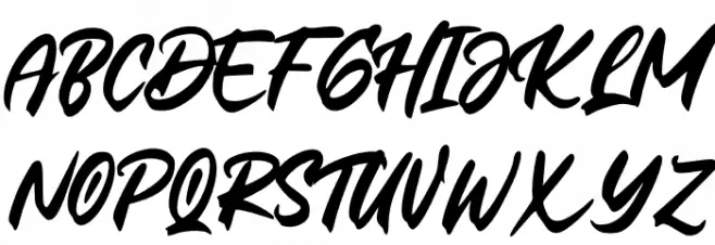 The Regine Demo Schriftart Groß