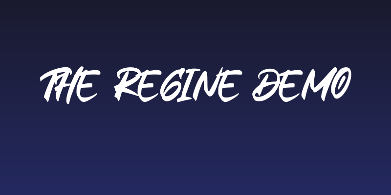 The Regine Demo Social Header
