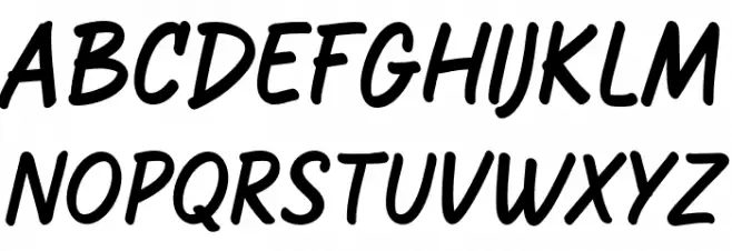 The Resident Шрифта ВЕРХНИЙ
