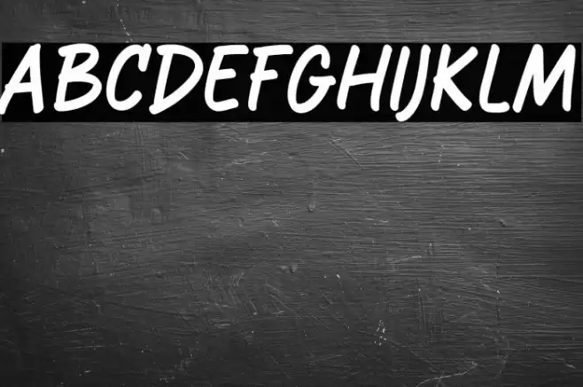 The Resident Font examples