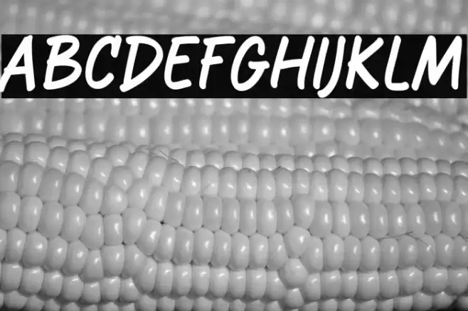 The Resident Font examples