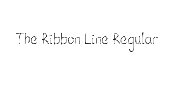 The Ribbon Line Regular Logo