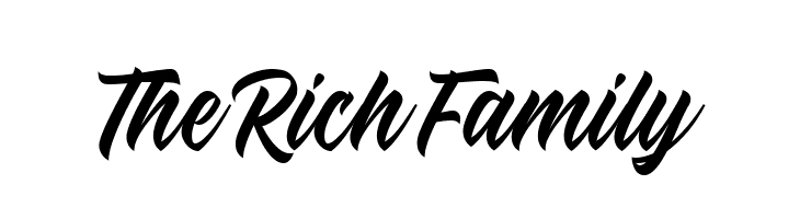 The Rich Family フォント