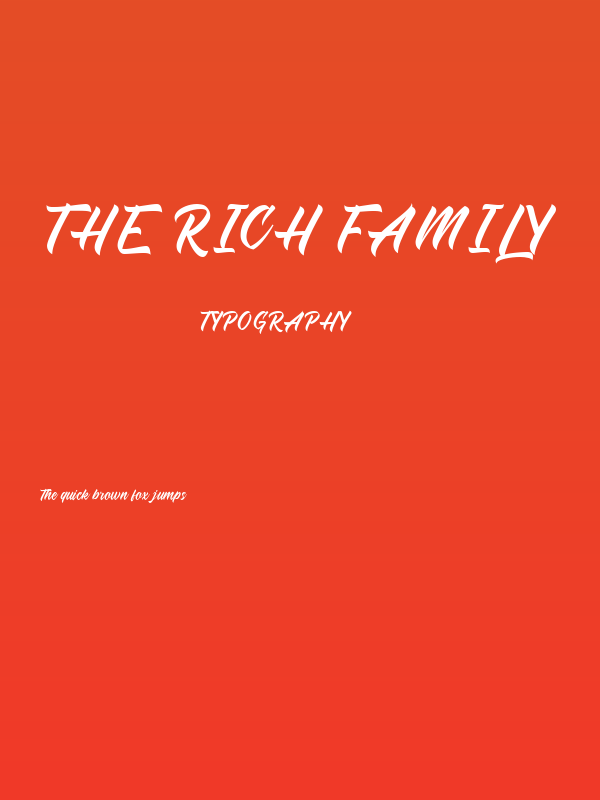 The Rich Family Poster