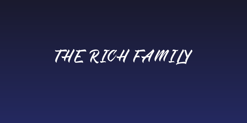 The Rich Family Social Header