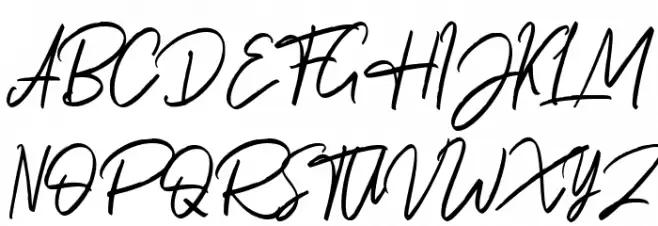 The Rich Jullietta DEMO Schriftart Groß