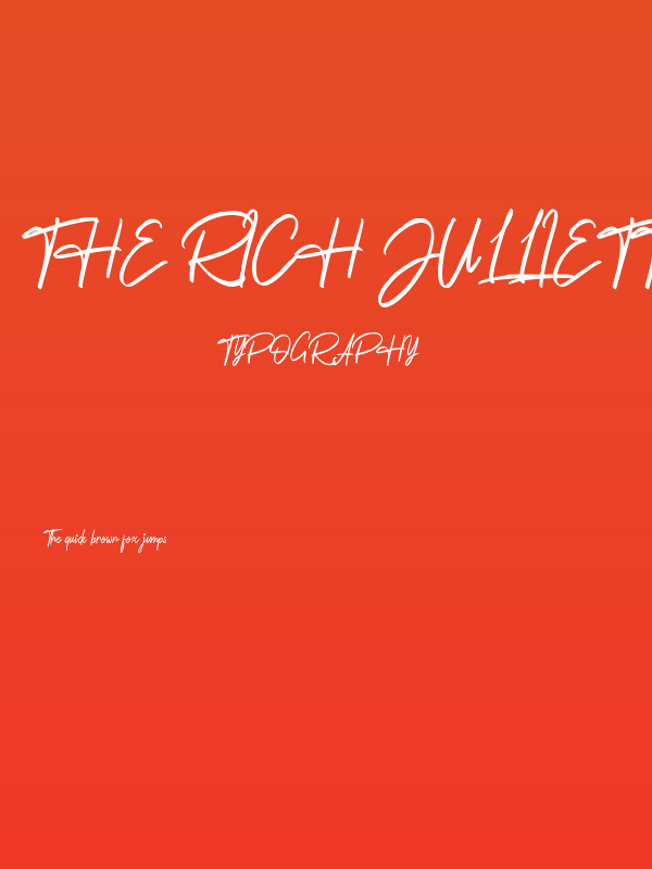 The Rich Jullietta DEMO Poster