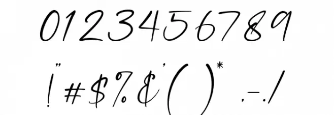 The Rickon Font OTHER CHARS