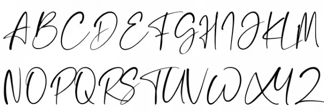 The Rickon Schriftart Groß