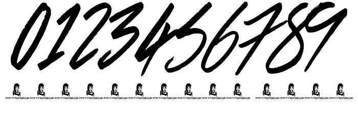 The Right Thing Font OTHER CHARS