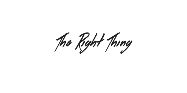 The Right Thing Logo