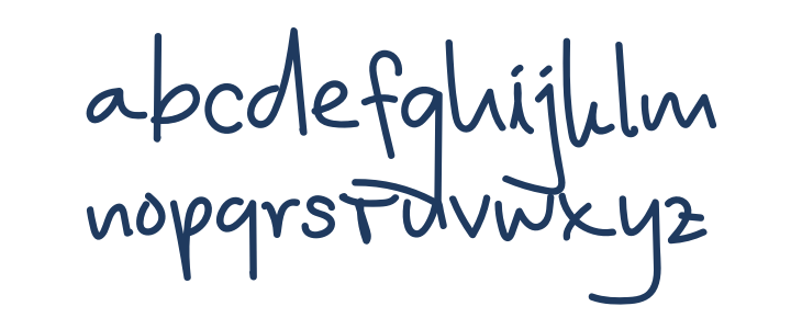 The RightPath Lowercase