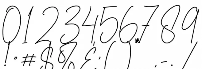 The Rightness Font OTHER CHARS