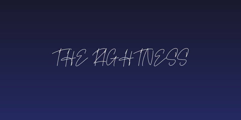 The Rightness Social Header