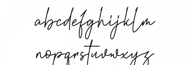 The Rightness Font LOWERCASE