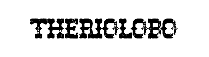 The Rio Lobo  Free Fonts Download