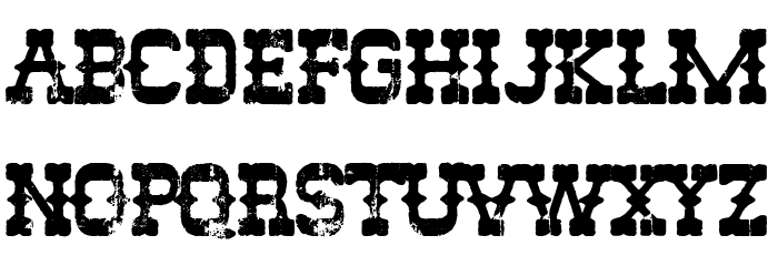 The Rio Lobo Font LOWERCASE
