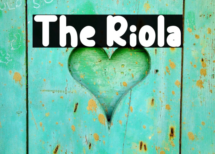 The Riola Font examples