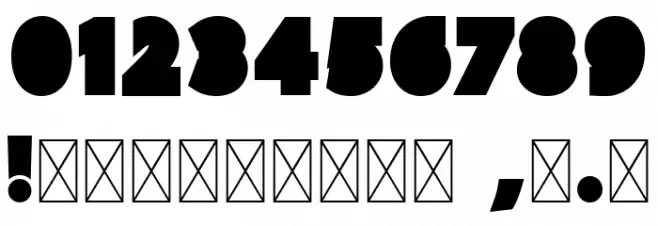 The Rock Font OTHER CHARS