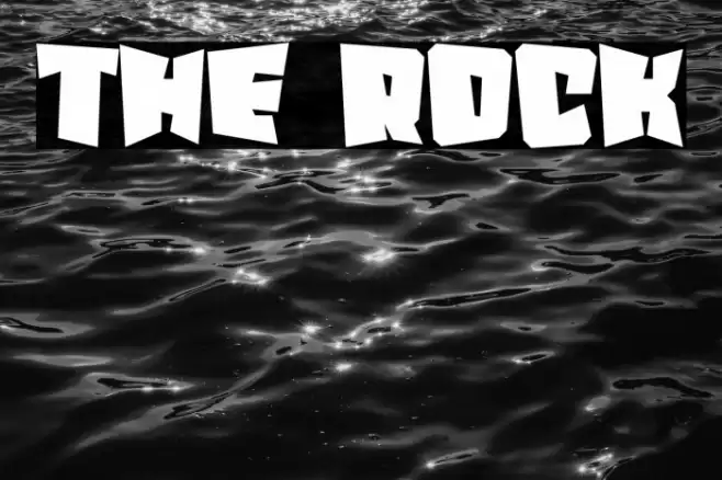 The Rock 字体 examples