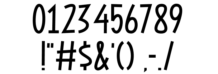 The Rockers Font OTHER CHARS