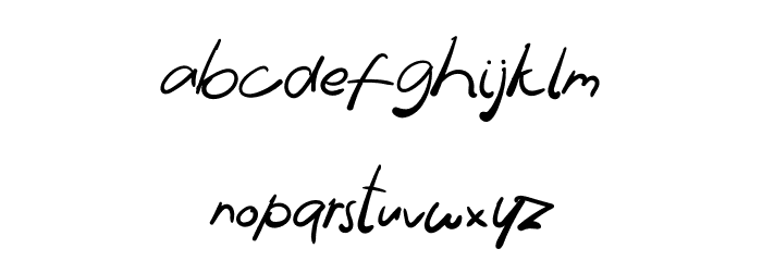 The Rocky Font LOWERCASE