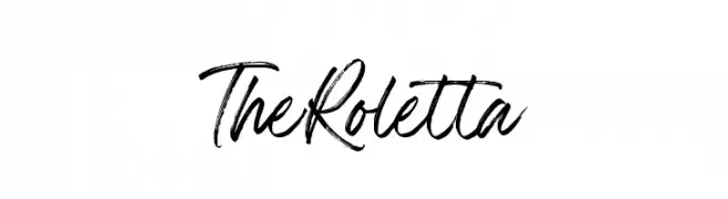 The Roletta  font caratteri gratis
