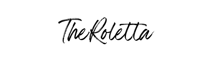 The Roletta  Скачать бесплатные шрифты