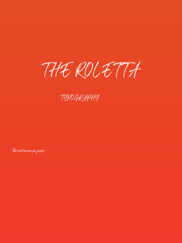 The Roletta Poster