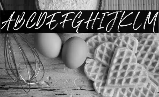 The Roletta Font examples