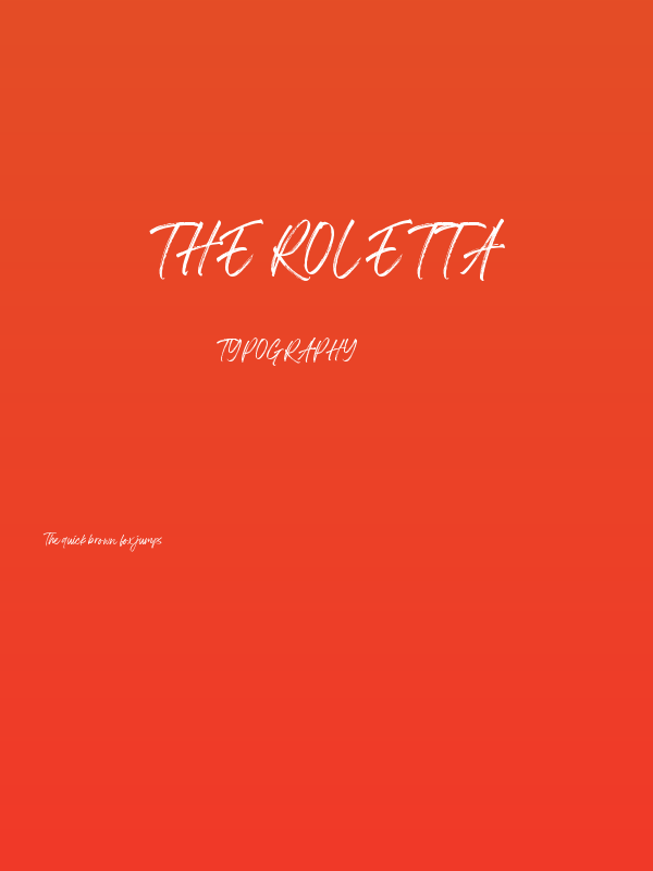 The Roletta Poster