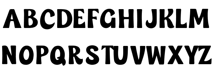 The Rolling Stone Font UPPERCASE