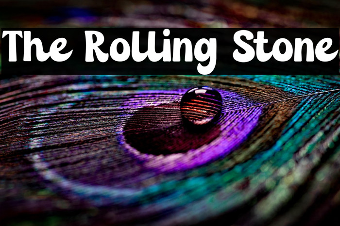 The Rolling Stone Example 1