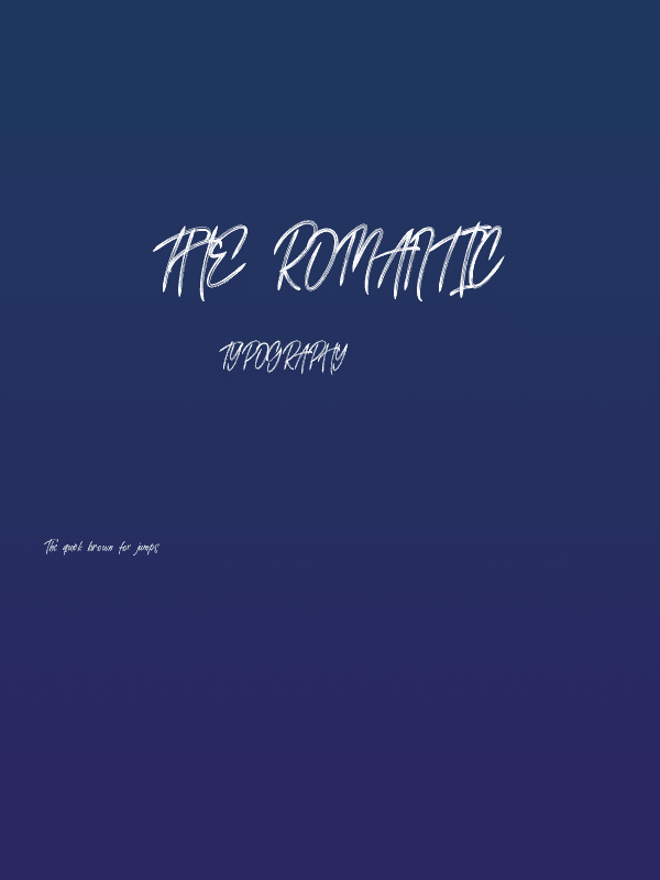 The Romantic Poster