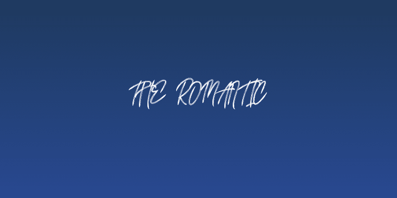 The Romantic Social Header