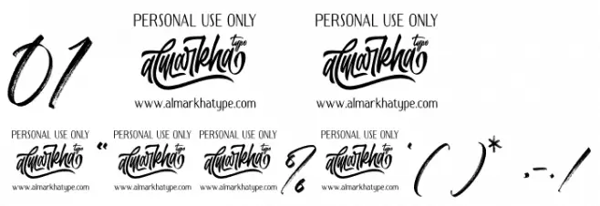 The Romantica Font OTHER CHARS