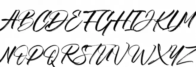 The Romantica Schriftart Groß