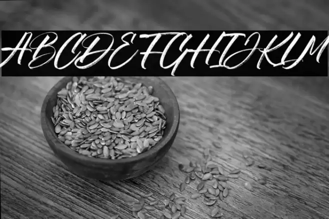 The Romantica Font examples