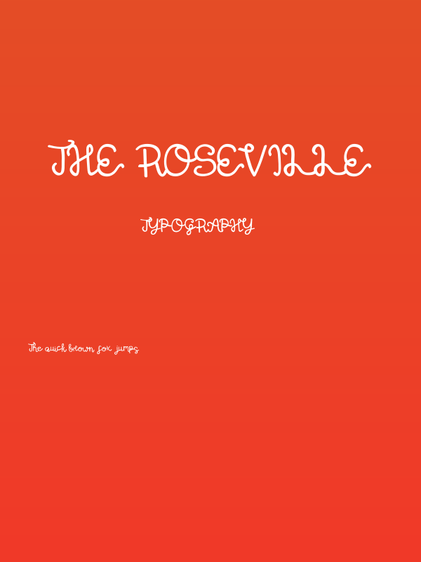 The Roseville Poster