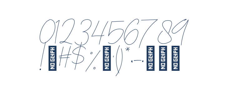 The Rosmarie Signature Regular Other Characters