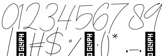 The Rosmarie Signature Regular Font OTHER CHARS