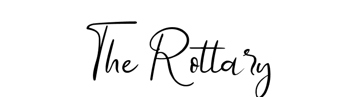 The Rottary  フリーフォントのダウンロード
