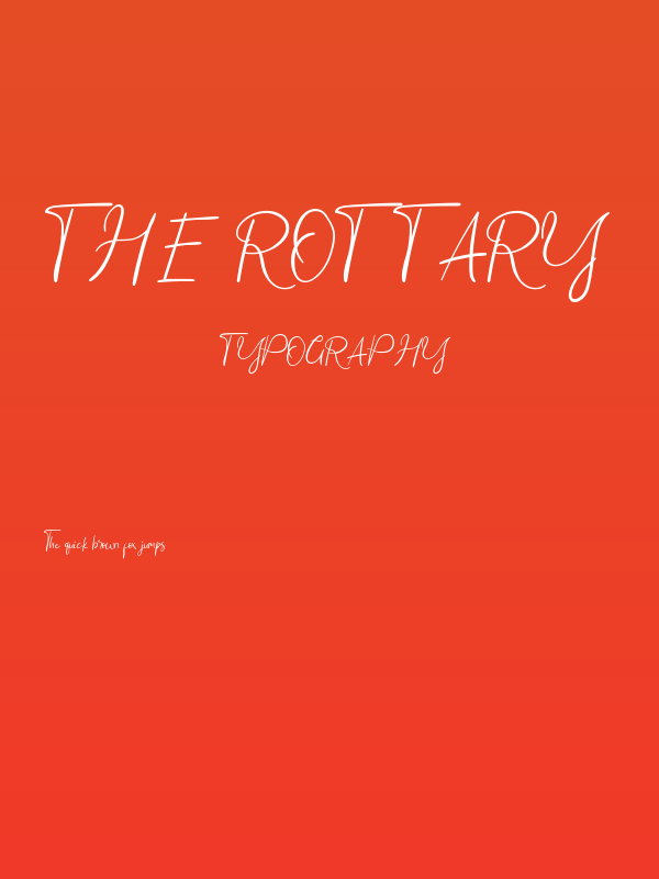 The Rottary Poster