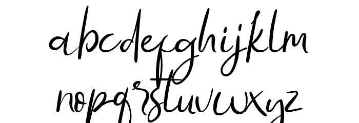 The Rottary Font LOWERCASE