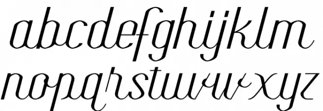 The Rotterdam City Schriftart Kleinbuchstaben