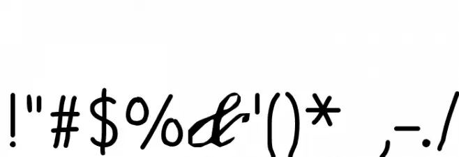 The Royal Wedding Medium Font OTHER CHARS