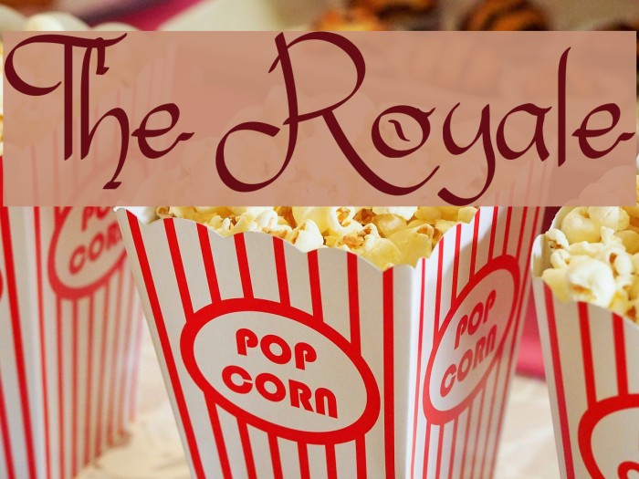 The Royale Font examples
